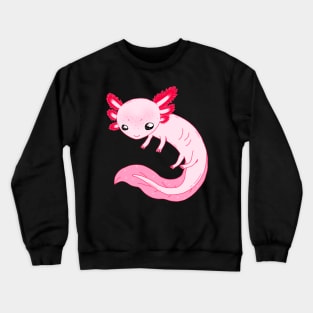 Cute Axolotl Design Crewneck Sweatshirt